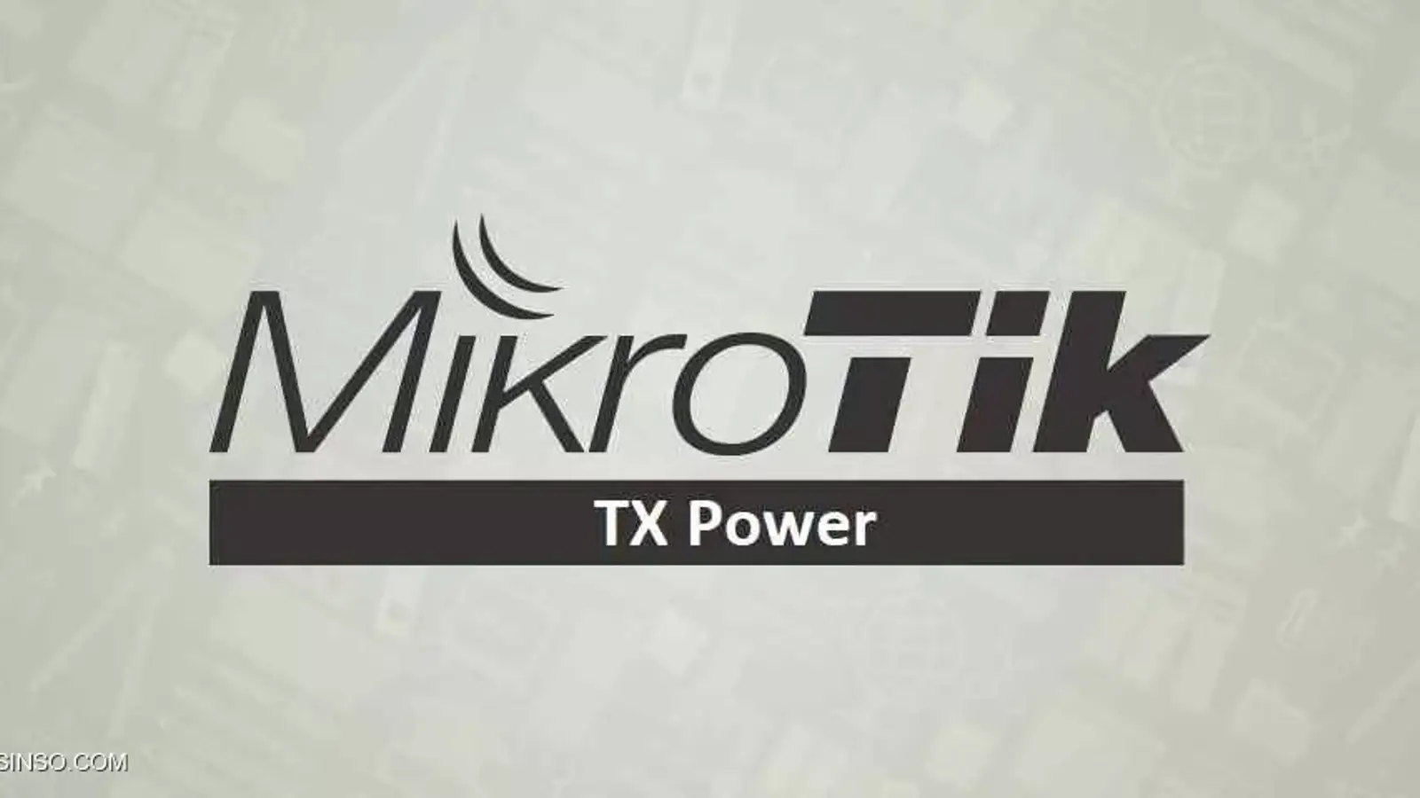 آموزش تصویری تنظیم توان خروجی یا TX Power کارت وایرلس میکروتیک