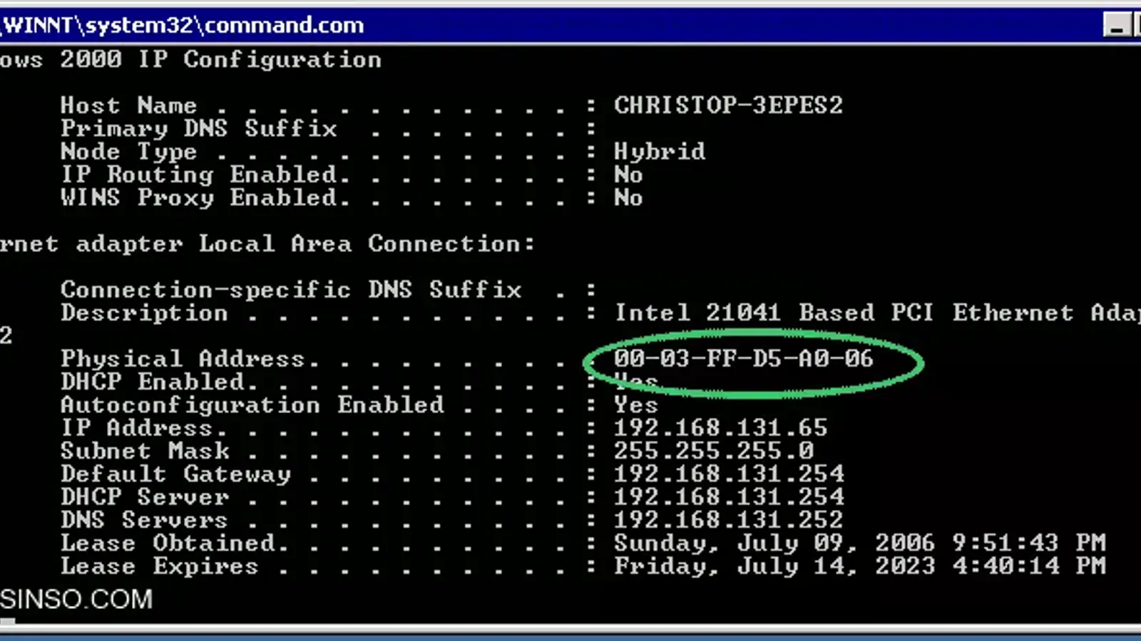 آموزش تشخیص کارخانه سازنده کارت شبکه از روی آدرس MAC