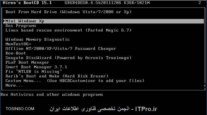 یکی از کارها اینه که با سی دی های بوت مثل |Hirens’ Boot CD::http://network.tosinso.com/tools/2087| میان تو mini Windows که در عرض دو دقیقه میاد تو یه ویندوزی که مال شما نیست پس رجیستری های شما هم در نظر گرفته نمیشه هر چی دوست دارن کپی میکنن رو هارد و در نهایت با ویندوز شما میان بالا و شما هم اصلاً متوجه نمیشید.
||http://network.tosinso.com/files/get/7dd67276-a7ec-43fe-b14d-04c9cf82601a||
بهتره بوت سیستم رو روی هارد بزارید و برای ورود به بایوس پسورد بزارید هرچند میتونن در کیس رو باز کنن و با در اوردن باطری پسورد بایوس رو پاک کنن ولی برای این کار هم میتونید در کیس ها رو پلمپ کنید یا لیبل هلوگرام دار بزنید و اعلام کنید هر سیستمی که پلمپش باز شده متخلف محسوب میشه و ادامه داستان از طریق مراجع قانونی مثل مدیریت یا حراست.
راه دوم اینه که پسورد اکانت یوزر ادمین Local رو گیر اوردن با لوکال میان بالا و خودشون رجیستری رو عوض میکنن.