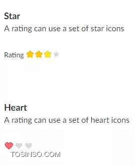 semantic ui rating