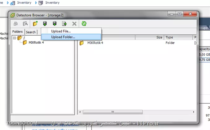 اضافه کردن ماشین های مجازی که قبلا در VMware بوده اند در کنسول ESXi