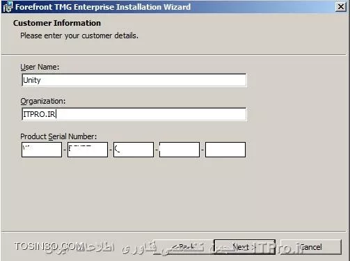 آموزش تصویری نصب و راه اندازی TMG 2010 بر روی سرور 2008