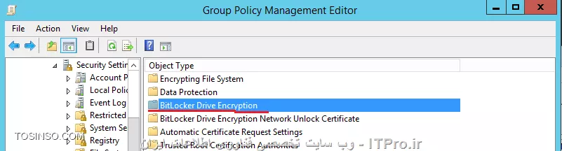ایجاد Data Recover Agent برای رمزگشائی کردن فایلهای کاربران در Domain