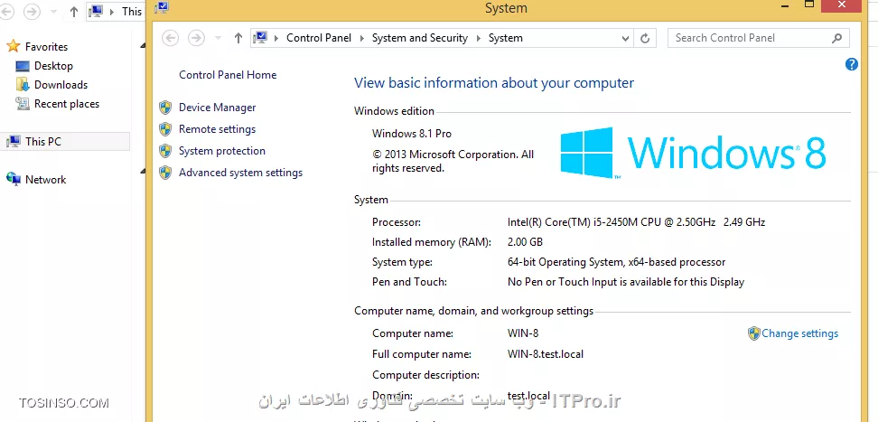 وب سایت توسینسو