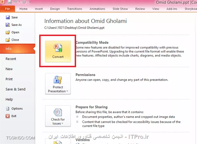 وب سایت توسینسو