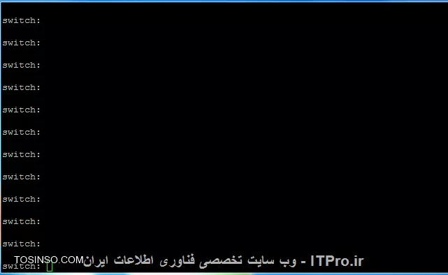 با سلام خدمت دوستان ، متاسفانه بنده به اشتباه دو دستور eraser nvram و همچنین eraser flash رو در سوئیچ سیسکو زدم و هم اکنون ios سیستم رو از دست دادم و تصویر زیر برام به نمایش در میاد.
||http://tosinso.com/files/get/817744f6-528b-4607-9246-04fef9c1881e||
ممنون از راهنمایی شما دوستان
