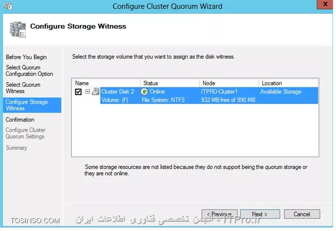 آموزش راه اندازی failover clustering در ویندوز سرور 2012 و SQL سرور