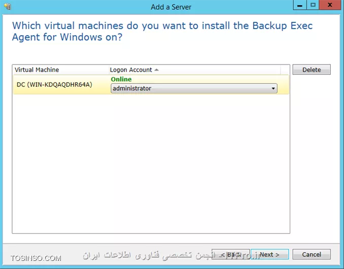 چگونگی و نکات مهم Backup and Restore از ساختار VMware بوسیله ابزار Backup Exec