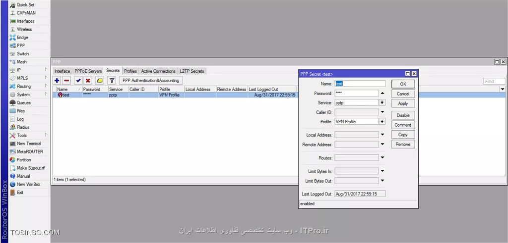 ||https://network.tosinso.com/files/get/accc0956-3be4-4b1d-bde3-8faa692de5ac||

||https://network.tosinso.com/files/get/62dbbac2-b997-49ef-a22e-8137a4860300||

||https://network.tosinso.com/files/get/23e65906-e156-45fa-b77c-0211ec8140c1||

||https://network.tosinso.com/files/get/4c80b840-d8b2-4d93-9312-f4b27b96c42b||

||https://network.tosinso.com/files/get/827d6c6c-6ec1-48b3-af4d-ddef185d5353||

||https://network.tosinso.com/files/get/28e88194-59bc-474b-b5ff-344fd1a7648c||

||https://network.tosinso.com/files/get/07508d18-84ea-48a6-9535-cf132cf12dbc||

||https://network.tosinso.com/files/get/5fc6b9d6-1feb-40aa-ac98-b053a52b9be8||

این کارهایی هست که انجام دادم
vpn کانکت میشه اما اینترنت نمیگیره
( بدون vpn اینترنت داره :)) ولی وقتی کانکت میشم نت قطع میشه...  )
