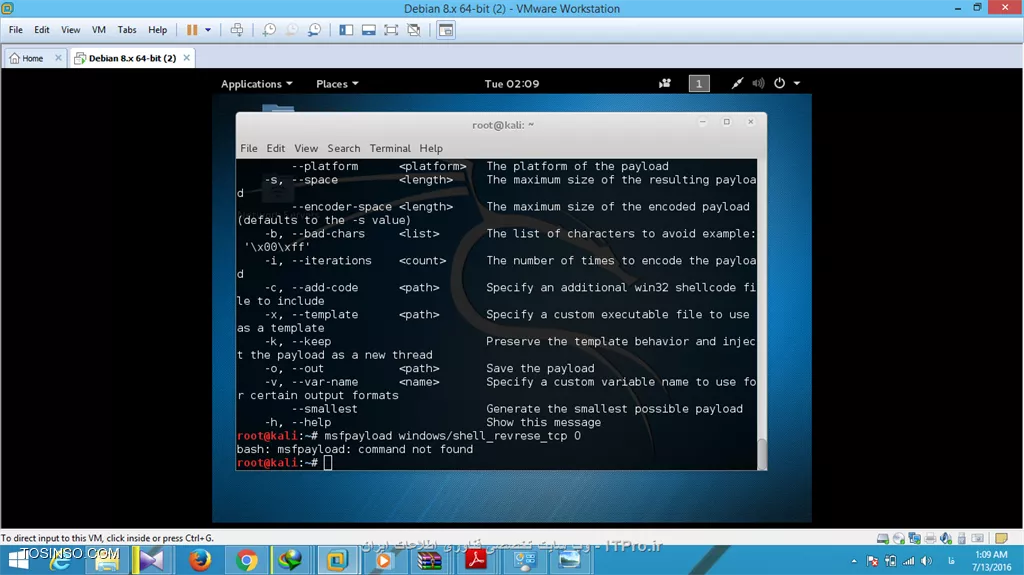 سلام دوستان.چرا وقتی من از دستور payload استفاده میکنم comman not found میزنه؟||http://tosinso.com/files/get/82a13d6a-ba24-4a48-83b7-dc370f9455c7||