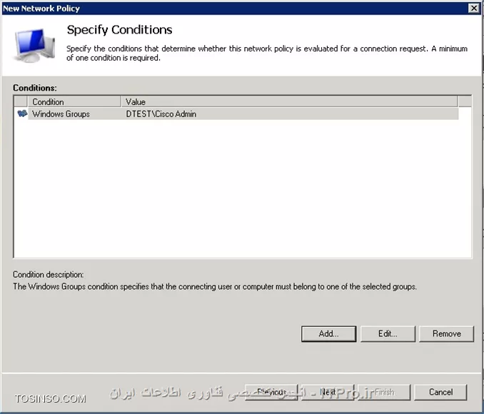 استفاده از Active Directory به عنوان Radius server برای تجهیزات سیسکو 