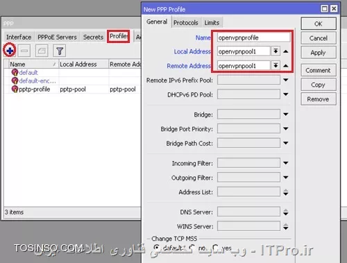 وب سایت توسینسو