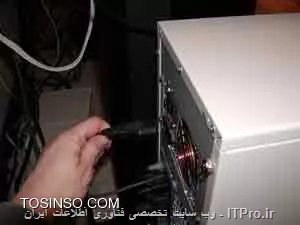 سلام خدمت دوستان عزیز ITPRO ای و کلیه علاقه مندان به مباحث سخت افزاری و تجهیزات دیجیتال. قبلاََ در انجمن تخصصی فناوری اطلاعات ایران به صورت مفصل درباره| هارد دیسک::https://tosinso.com/articles/41733/%d9%87%d8%a7%d8%b1%d8%af-%d8%af%db%8c%d8%b3%da%a9-%da%86%db%8c%d8%b3%d8%aa%d8%9f-%d9%85%d8%b9%d8%b1%d9%81%db%8c-Hard-Disk-Drive| و انواع آن و همچنین اجزای مختلف آن صحبت کرده ایم حال نوبت آن است که بتوانیم یک هارد دیسک را به طور صحیح و اصولی در کامپیوتر نصب کنیم. برای نصب هارد دیسک قدم به قدم این آموزش را با من دنبال کنید.

!!1- کامپیوتر را خاموش کنید و کلید پاور سیستم را در حالت Off قرار دهید

||https://tosinso.com/files/get/82d8e1dc-1e40-440c-8d7e-b69c4427e00e||

طبق معمول اولین کاری که باید انجام دهید این است که کامپیوتر را Shutdown یا خاموش کنید( ترجیحاََ از طریق خود سیستم عامل این کار را انجام دهید ) و کلید موجود در پاور سیستم را به حالت Off قرار دهید تا از وجود هیچ منبع برقی و نوسان حاصل از جریان برق اطمینان حاصل کنید. 

!!2- درب کیس کامپیوتر را باز کنید

||https://tosinso.com/files/get/3467750e-6c15-464a-93ce-d5cf31475e19||

نحوه باز کردن کیس کامپیوتر بسته به شرکت سازنده آن در هر کیس متفاوت است. اکثر کیس های کامپیوتر از قسمت سمت راست درب کیس برای تعویض قطعات باز میشوند. معمولاََ دو عدد پیچ یکی در قسمت بالا و یکی در قسمت پایین جعبه کیس در قسمت راست وجود دارد که اگر آن ها را باز کنید میتوانید درون کیس را مشاهده نمایید. با یک پیچ گوشتی چهار سو میتوانید پیچ های درب کیس را باز کنید. نکته اینکه در بسیاری از کیس های جدید پیچ ها طوری طراحی شده اند که بدون نیاز به پیچ گوشتی و با دست میتوان آنرا باز کرد.

!!3- هارد دیسک را نصب کنید

||https://tosinso.com/files/get/8ef44815-344a-4d96-bd62-fa6064314821||

هارد دیسک را از داخل کیس طوری در محفظه اش قرار دهید که پورت هایش رو به بیرون کیس و در پایین قرار بگیرند درست مانند تصویر بالا. بعد با دو عدد پیچ کوچک مخصوص drive bay یا محفظه هارد دیسک، هارد دیسک را به کیس متصل کنید. توجه کنید که اگر طول پیچ ها دراز باشند هنگام کار کردن هارد دیسک به آن صدمه میزند.

!!4- کابل های SATA را به مادربورد متصل کنید

||https://tosinso.com/files/get/e945b522-cdaa-4fe8-b934-bf3b309cd252||

کابل SATA را به پورت SATA در مادربورد یا کارت PCI متصل کنید. همانطور که در تصویر فوق نیز مشاهده میکنید پورت های SATA در گوشه کنار های مادربورد قرار دارند و به صورت دسته جمعی در یکجا در ماردبورد قرار میگیرند و همچنین برچسب گذاری نیز میشوند مثلاََ ما هارد دیسک را به پورت SATA1 روی مادربورد متصل کرده ایم. مد نظر داشته باشید که اگر سیستم عامل تان درون هارد دیسکی قرار دارد که الان در حال نصبش هستید آنرا به کمترین پورت SATA از لحاظ شماره آن متصل کنید. که معمولاََ یا SATA0 هستند یا SATA1 . 

!!5- کابل SATA را به هارد دیسک متصل کنید

||https://tosinso.com/files/get/8701bfb8-0834-41b3-ba89-996b3bb1b67d||

در ادامه مرحله چهارم انتهای دیگر کابل قرمز رنگ SATA را به پورت کوچک SATA ی هارد دیسک تان متصل کنید. با توجه به پاور سیستم تان اگر پاور شما از کابل SATA پشتیبانی میکند میتوانید آنرا مستقیماََ به پورت عریض برق SATA موجود در هارد دیسک متصل کنید در غیر این صورت از یک مبدل Molex to SATA استفاده کنید. 

!!6- درب کیس کامپیوتر را ببندید

||https://tosinso.com/files/get/d03dc525-4a7d-42f3-bb14-91b31d8b3752||

کار تمام است! ابتدا درب کیس را در جایش قرار دهید و سپس با استفاده از یک پیچ گوشتی دو سو پیچ هایی که در مرحله اول درب جعبه کیس را باز کردید پیچ ها را در جایشان محکم کنید. 

!!7-  کامپیوتر را روشن کنید

||https://tosinso.com/files/get/1ae90acf-161a-4ac5-83e2-20c273e32801||

کابل برق AC را از پشت کیس به پاور سیستم متصل کنید و کلید پاور را در حالت On قرار دهید و دکمه پاور از جلوی کیس کامپیوتر فشار دهید تا کامپیوتر روشن شود. برای استفاده از هارد دیسک نیاز به نصب درایور به صورت دستی نیست زیرا سیستم بصورت خودکار آنرا شناسایی میکند و درایور آنرا نصب میکند. در غیر این صورت در صورت وجود میتوانید از DVD خود هارد دیسک برای نصب درایورش استفاده کنید. اما همانطور که مستحضر هستید برای استفاده از هارد دیسک باید آنرا فرمت و پارتشین بندی کرد تا بتوان از آن استفاده نمود برای کسب اطلاعات بیشتر در این مورد پیشنهاد میکنم به این لینک سر بزنید. امیدوارم مورد توجه شما قرار گرفته باشد. *ITPRO باشید*


نویسنده : امیرحسین کریم پور 
منبع : |ITPRO::www.tosinso.com| 
هرگونه نشر وکپی برداری بدون ذکر منبع و نام نویسنده دارای اشکال اخلاقی میباشد