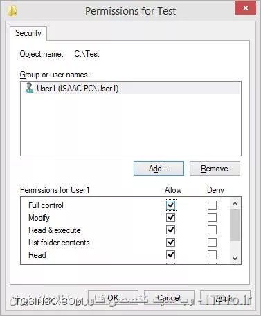 درود فراوان به دوستان خوب ITPRO ، با آخرین جلسه از سری مجموعه آموزش های دوره MCSA مایکروسافت در خدمت شما عزیزان هستم. جلسه پایانی این دوره را به مبحث روش های احراز هویت یا اعتبارسنجی در ویندوز 8 و نحوه پیکربندی آن اختصاص داده ایم. مانند همیشه ابتدا به تشریح مفاهیم خواهیم پرداخت و با دو مفهوم Authentication و Authorization آشنا خواهیم شد.

!! Authentication چیست؟
_Authentication_ در لغت به معنای تصدیق هویت، و در علوم کامپیوتر به فرایند تشخیص هویت افراد یا دستگاه ها اطلاق می گردد. از طریق Authentication است که افراد پیش از دسترسی به منابع کامپیوتر یا شبکه ابتدا هویت شان مشخص شده و سپس مجوز ورود و استفاده از منابع به آن ها داده خواهد شد، یا به اصطلاح فنی تر به زبان انگلیسی Who you are؟ اجازه دهید تا با مثالی این موضوع را روشن تر نماییم. شرکتی با صد نفر کارمند را در نظر بگیرید که ادمین شبکه آن به هر یک از کارکنان یک نام کاربری و رمز عبور برای استفاده از کامپیوترهای شبکه را داده است. 

یکی از کارکنان با نام Jack Johnson  بر روی کامپیوتر شماره 24 نام کاربری و پسورد خود را به منظور لاگین کردن وارد می کند (Username: Jack	Password:123456). اولین اتفاقی که در این سناریو خواهد افتاد این است که کامپیوتر شماره 24 ابتدا با سرور مرکزی ارتباط برقرار نموده و نام کاربری و پسورد وارد شده توسط فرد را برای سرور ارسال می کند، سرور نیز متعاقبا آن را با بانک اطلاعاتی کاربران موجود بر روی خود مقایسه کرده و در صورت یکسان بودن آن، پیامی را به کامپیوتر شماره 24 مخابره می نماید که نام کاربری و رمز عبور وارد شده با اطلاعات موجود بر روی سرور هم خوانی داشته و صحیح می باشد، لذا اجازه ورود را برای وی صادر کن. 

در نتیجه کامپیوتر شماره 24 نیز به فرد مورد نظر اجازه ورود به کامپیوتر را خواهد داد. حال اگر فرد مورد نظر نام کاربری و رمز عبورش را اشتباه وارد نماید، و با اطلاعات موجود بر روی سرور هم خوانی نداشته باشد، در نتیجه فرد با خطای The username or password is incorrect مواجه گشته و به وی اجازه ورود داده نخواهد شد. همین مثال را نیز می توان به صورت محلی و بدون ارتباط با سرور نیز در نظر گرفت. 

بدین صورت که فرد نام کاربری و رمز خود را وارد می نماید و کامپیوتر پس از مطابقت دادن آن با بانک اطلاعاتی خودش و در صورت صحیح بودن به فرد اجازه ورود به کامپیوتر را خواهد داد.به تمامی آن چه که در بالا صورت می پذیرد اصطلاحا فرایند Authentication یا احراز هویت گفته می شود. اما با توجه به آن چه که گفته شد، ویندوز 8 از سه طریق مختلف قادر به احراز هویت یا Authentication کاربران خواهد بود. ولی پیش از آن که بتوانیم کاربری را احراز هویت و شناسایی نماییم، ابتدا نیاز است تا آن را بر روی کامپیوتر ایجاد نماییم، که از یکی از سه روش زیر می توانید برای ساخت و ایجاد کاربران اقدام نمایید:

!! روش اول: با استفاده از رابط کاربری Metro
بدین منظور ابتدا ماوس خود را به گوشه سمت راست و قسمت بالای مانیتور برده و حدود یک ثانیه مکث کنید تا گزینه های مرتبط برایتان به نمایش در آید.سپس بر روی گزینه Settings کلیک نمایید تا وارد صفحه بعدی شویم.
<center>
||http://tosinso.com/files/get/790b2faa-e823-440a-bb6c-6b8d9d7e1a6c||
<center>

آن گاه همانند شکل زیر بر روی نوشته Change PC Settings کلیک نمایید
<center>
||http://tosinso.com/files/get/39b72299-ff6d-4fc9-86a4-1135a048d3e2||
<center>

و در صفحه ای که برایمان باز خواهد شد، گزینه Account را انتخاب کنید (تصویر زیر)
<center>
||http://tosinso.com/files/get/5b553f6e-c2c2-4705-8020-453217b70340||
<center>

سپس در صفحه بعدی نیز بر روی علامت + Add an account کلیک کرده تا وارد بخش مربوطه شوید
<center>
||http://tosinso.com/files/get/e495ae51-471b-4624-becf-6bd0163c8bb4||
<center>

در قسمت بعد، ویندوز از ما اطلاعات مربوط به کاربری که قصد ایجاد آن را داریم خواهد پرسید، که ما نیز آن ها را بر اساس موراد خواسته شده وارد کرده و در نهایت بر روی Next کلیک خواهیم کرد (تصویر زیر)
<center>
||http://tosinso.com/files/get/409a4c2c-c19d-4d79-9903-f1c611e599d4||
<center>

در نهایت با کلیک بر روی دکمه Finish مراحل ساخت یوزر با استفاده از رابط کاربری Metro به پایان خواهد رسید
<center>
||http://tosinso.com/files/get/6efd84cd-3569-42e9-9c00-6d1190d35246||
<center>

!! روش دوم: با استفاده از Control Panel
بدین منظور ابتدا به Control Panel بروید و بر روی آیکون User Accounts and Family Safety کلیک نمایید. سپس در صفحه ای که برایتان باز خواهد شد، بر روی نوشته User Accounts کلیک کنید.
<center>
||http://tosinso.com/files/get/f4823bff-3713-4d23-ac70-e8bb1d507c91||
<center>

آن گاه بر روی نوشته Manage another account و سپس Add a new user to this PC کلیک نمایید
<center>
||http://tosinso.com/files/get/a8370bd8-46e6-41f7-aad4-1cba7ca8e348||
||http://tosinso.com/files/get/49a5123f-4fc2-410a-9916-3653ee6b9662||
<center>

از این قسمت کار به بعد تقریبا تمامی مراحل شبیه به مراحل بالا بوده، که از این روی از تکرار آن پرهیز می کنم.

!! روش سوم: با استفاده از کنسول Local Users and Groups
برای ساخت یوزر با استفاده از این روش ابتدا عبارت lusrmgr.msc را در منوی استارت تایپ و پس از ظاهر شدن آیکون مربوطه، بر روی آن کلیک کنید تا کنسول Local Users and Groups باز گردد
<center>
||http://tosinso.com/files/get/92e17b16-3fce-4a33-9202-ea34b45812ae||
<center>

در پنجره ای که برایمان باز خواهد شد، در قسمت خالی صفحه کلیک و گزینه New User… را انتخاب نمایید
<center>
||http://tosinso.com/files/get/8073a445-3aa5-4fb3-b467-62d1d42caefd||
<center>

آن گاه اطلاعات مربوط به کاربر را وارد، و در نهایت بر روی Create کلیک کنید تا کاربر مورد نظر ایجاد گردد
<center>
||http://tosinso.com/files/get/218f27d5-3ae6-48e5-bb71-8a46e01586ad||
<center>

!! روش چهارم: با استفاده PowerShell
آخرین روش برای ساخت یوزر بر روی کامپیوتر از طریق کنسول PowerShell می باشد. بدین منظور ابتدا کنسول PowerShell را با دسترسی Administrator باز کنید و سپس فرمان زیر را درون آن تایپ نمایید:
<left>
net user /add test mypassword
<left>
گفتنی ست که در مثال بالا، ویندوز برای ما کاربری با نام test و با رمز عبور mypassword ایجاد خواهد نمود.

!! Authorization چیست؟
_Authorization_ در لغت به معنای اجازه دادن، و در علوم کامپیوتر به فرایند میزان دسترسی افراد به منابع موجود در شبکه یا کامپیوتر اشاره دارد. بدین معنا که با Authorize کردن یک فرد وی قادر خواهد بود تا به منابعی که ادمین برایش مشخص کرده دسترسی یابد. فرایند Authorize همیشه پس از Authentication  اتفاق خواهد افتاد. یعنی افراد ابتدا هویت شان مورد بررسی و تایید قرار گرفته(Authenticate)، و سپس بر همین اساس، به آن ها اجازه دسترسی به منابع داده می شود (Authorize). 

اجازه دهید تا با مثالی از این موضوع آن را بسط دهیم. شرکتی را در نظر بگیرید که صد نفر کارمند در آن مشغول به کار هستند، و فردی با نام Jack Johnson  بر روی کامپیوتر شماره 24 نام کاربری و پسورد خود را به صورت صحیح وارد می نماید، سپس هویت وی توسط سرور تایید شده و به او اجازه ورود به کامپیوتر داده خواهد شد. اما حال که فرد مجوز دسترسی به کامپیوتر و نیز شبکه مان را پیدا کرده است، واقعا برای او چه چیزهایی باید قابل دسترس باشد؟ و تا چه میزان می تواند از منابع کامپیوتر یا شبکه استفاده نماید؟ 

اینجاست که با فرایند Authorize میزان دسترسی ها برای افراد را مشخص خواهیم کرد. در واقع فرد با Authorize شدن، میزان دسترسی هایش نیز مشخص می گردد. پس در یک تعریف کلی Authorize کردن یک فرد یعنی تا چه میزان دسترسی به منابع شبکه و کامپیوتر برای فرد فراهم گردد. بگذارید تا با مثالی از دنیای واقعی این موضوع را بسط دهیم. به عنوان نمونه بازی شطرنج را در نظر بگیرید که هر مهره در این بازی دارای میزان مانوور و قدرت خاصی ست. مثلا مهره سرباز تنها قادر به حرکت از سمت جلو و تا یک یا دو حرکت می باشد، یا مهره فیل که قادر به هر میزان حرکت اما فقط در حالت زیگ زاگ می باشد. 

در نتیجه حرکت تمامی این مهره ها از قبل و توسط قوانین خاصی تعیین شده اند که نمی توان خلاف آن حرکتی را در بازی انجام داد. حال همین موضوع در فرایند دسترسی افراد در کامپیوتر یا شبکه نیز صدق می کند، یعنی ادمین قادر است تا با ایجاد یک سری دسترسی ها و محدودیت های خاص برای افراد به هر یک از آنان، تنها دسترسی های خاص و محدودی را بدهد. گفتنی ست که فرایند Authorize توسط NTFS Permissionها تعیین می گردد. 

حال بیایید تا مبحث Authorization توسط NTFS Permission ها را نیز به صورت عملی نیز انجام دهیم و اعمال کنیم. در این مثال قصد داریم تا به کاربری با نام User1 دسترسی به پوشه ای با نام Test و محتویات آن را داده، و همین دسترسی را از کاربر دیگری با نام User2 سلب نماییم، طوری که User1 به راحتی قادر به دیدن محتویات پوشه و نیز اجرای فایل ها باشد، در حالی که User2 این توانایی را نداشته باشد. پس گام به گام مراحل زیر را پیش می بریم ، ابتدا پوشه ای با نام Test در کامپیوتر ایجاد نمایید. سپس بر روی آن راست کلیک کرده و گزینه Properties را انتخاب کنید.
<center>
||http://tosinso.com/files/get/0b659e16-359f-4e6f-abc9-9ae38d607df2||
<center>

در پنجره ای که برایمان باز خواهد شد، به سربرگ Security بروید و دکمه Edit را کلیک نمایید
<center>
||http://tosinso.com/files/get/840d076f-64b3-4bad-8ad6-86f197ee55b8||
<center>

بر روی Add کلیک کرده، و در صفحه ای که برایتان باز خواهد شد، یوزر مورد نظرتان را (که در مثال من User1 است) جستجو و انتخاب نمایید
<center>
||http://tosinso.com/files/get/1684d2ef-0942-4ad4-8a29-fe9f8305f734||
||http://tosinso.com/files/get/8d1b8e10-74d7-48e3-855c-991205a8627c||
<center>

حال که User1 را انتخاب کردیم، با زدن تیک گزینه Full Control به وی دسترسی کامل به پوشه Test و نیز محتویات آن را را خواهیم داد.
<center>
||http://tosinso.com/files/get/841a8a8c-4603-4406-8ffc-d98ef2c52258||
<center>

کار تا بدین جای امر به اتمام رسیده است، اکنون اگر اطلاعاتی را در درون این پوشه کپی کنیم، تنها فردی که قادر به خواندن اطلاعات آن خواهد بود، User1 است، و دیگر یوزرهای موجود بر روی کامپیوتر اگرچه قادر به مشاهده اطلاعات موجود خواهند بود، اما توانایی مشاهده یا اجرای آن را نخواهند داشت.

* نکته 1: NTFS Permissionها هم در شبکه و هم در کامپیوتر شخصی به صورت Local قابل اعمال کردن می باشد.
* نکته 2: در شبکه هایی که هم از NTFS Permission و Share Permission استفاده می شود، حق اولویت همیشه با NTFS Permission خواهد بود.

امیدوارم موارد و مفاهیم ارائه شده در این جلسه نیز بدون ابهام و مورد پسند شما دوستان قرار گرفته باشد.

!! سخن پایانی
آرمان دارم هر آن چه که در سری آموزش های این دوره برای شما عزیزان فراهم نمودم هر چند اندک، اما مفید و در عین حال مورد توجه تان قرار گرفته باشد. گفتنی ست که کلیه مطالب این دوره بر اساس سر فصل های کتاب مربوطه با نام Configuring Windows 8  نوشته Scott D. Lowe و Derek Schauland و Rick W. Vanover بوده است. اگرچه مطالبی که طی این دوره ارائه شدند بسیار خلاصه تر از مباحث اصلی به زبان انگلیسی بودند، ولی کلیات به طور کامل بیان گشتند. 

بنده نیز در واقع این دوره را تنها به منظور آشنایی شما با مفاهیم آزمون بین المللی مایکروسافت (کد 70-687) بر روی وبسیات ITPRO قرار دادم تا کسانی که احیانا علاقه به شرکت در این آزمون داشته باشند با مراجعه به کتب زبان اصلی بتوانند هرچه بیشتر دایره دانش خودشان را گسترش داده و در آزمون اصلی شرکت نمایند.جلسه بعد که آخرین جلسه این دوره نیز خواهد بود، برای شما نمونه سوالاتی از این دوره به زبان انگلیسی به منظور ارزیابی میزان یادگیری آن چه که تا بدین جلسه آموختید آورده خواهد شد. مجددا از شما بابت وقت و زمانی که برای آموزش های من گذاشتید سپاسگزارم.
<left>
شادزی، خرم، بدرود
<left>

نویسنده : اسحاق احمدپور
منبع :| جزیره سرویس های شبکه مایکروسافت وب سایت توسینسو::https://tosinso.com/microsoft|
هرگونه نشر و کپی برداری بدون ذکر منبع و نام نویسنده دارای اشکال اخلاقی است