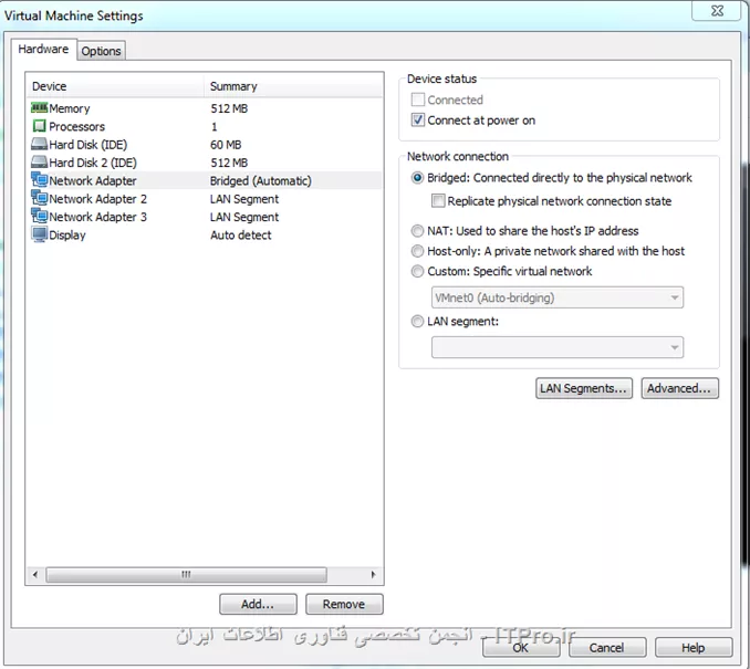 نوع کارت شبکه در vmware
||http://network.tosinso.com/files/get/844692d1-5d9e-4dfe-8af4-3ebb95028873||

یه نگاه به این |لینک::https://tosinso.com/questions/8614/%d9%88%d8%b5%d9%84-%d8%b4%d8%af%d9%86-%d8%a8%d9%87-%d9%85%db%8c%da%a9%d8%b1%d9%88%d8%aa%db%8c%da%a9-%d8%a7%d8%b2-%d8%b7%d8%b1%db%8c%d9%82-Winbox| بنداز
