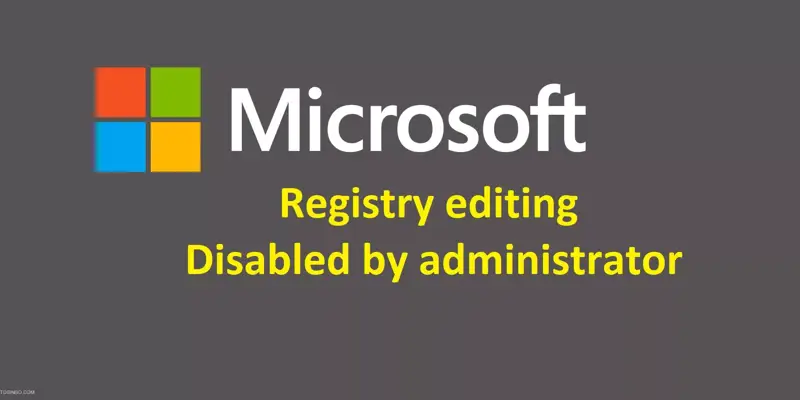 آموزش رفع خطای Registry editing disabled by administrator