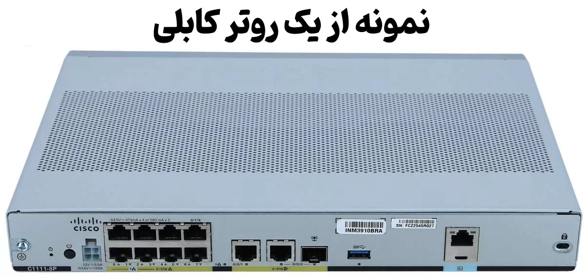 روتر چیست ، معرفی روتر کابلی یا سازمانی