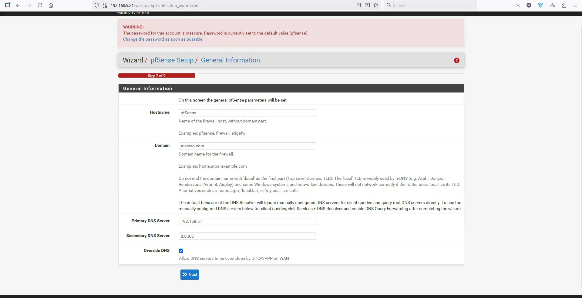 آموزش نصب  pfsense