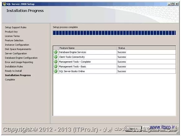 آموزش تصویری نصب SQL Server
