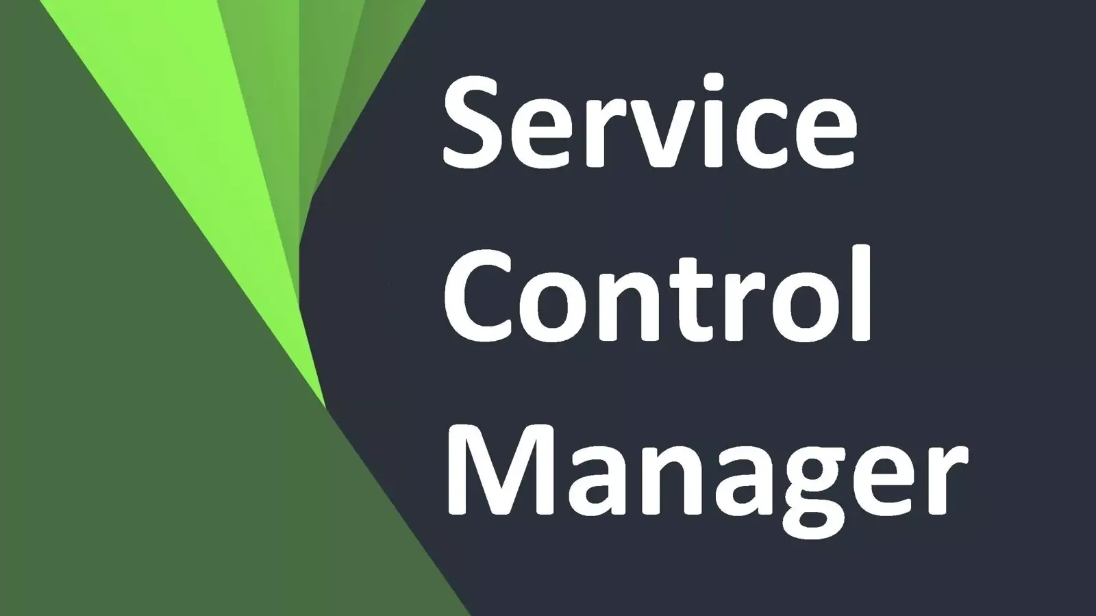 SCM چیست؟ آموزش راه اندازی Service Control Manager