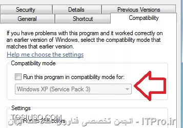 این نسخه از بازی با سیستم عامل شما سازگاری یا Compatibility نداره.برای همین روی Shortcut بازی راست کلیک کنید و به تب Compatibility برید و تیکش رو بزنید و Windows XP رو انتخاب کنید و OK کنید ببینید اجرا میشه یا نه
||http://icdl.tosinso.com/files/get/894889d3-015b-469e-9e53-6e1737297569||