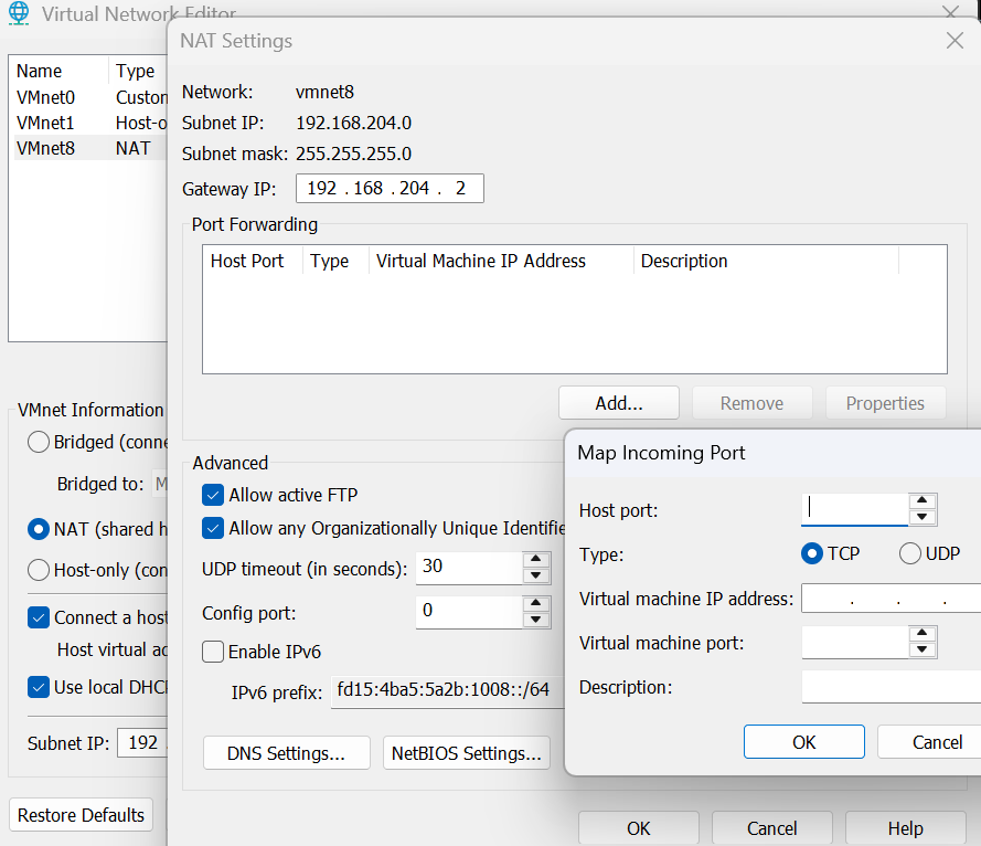 راه اندازی شبکه مجازی با استفاده از Vmware Workstation