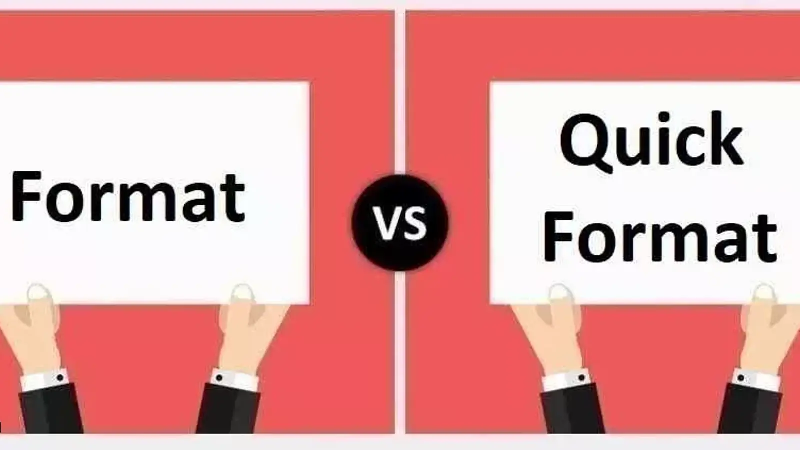 تفاوت Format و Quick Format در چیست؟ به زبان ساده