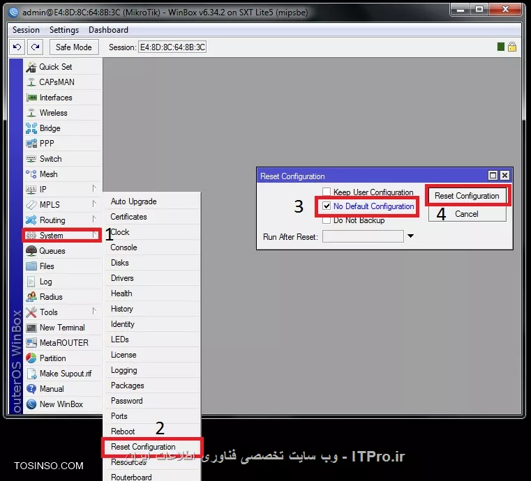 وب سایت توسینسو