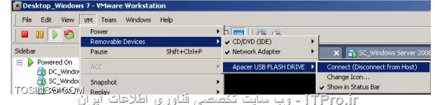 !! مسدود کردن USB Flash Drives 
در این آزمایش قصد داریم تا با کسپرسکی سرور 10 فلش مموری USB را مسدود کنیم 

-  ماشین PC 1 را باز کنید و وارد VMware Workstation شده و روی VM بروید در بخش Removable Devices مطمئن شوید که Connect باشد حالا یک فلش مموری را قرار دهید 

||https://tosinso.com/files/get/8ad04506-9d36-4490-acd6-11b320c009a5||

- روی Pc 1 روی Start سپس وارد Computer شوید مطمئن شوید که فلش مموری کار می کند 

||https://tosinso.com/files/get/2c47e4aa-b7d6-48f7-8b35-d33cc9c11132||

- Security-Center 

1- وارد Administration Console شوید 

2- سپس وارد گروه Workstations و تب Policies را بزنید 

||https://tosinso.com/files/get/650bdf2e-5bea-4c36-8d08-2b9045254907||

3- انتخاب کنید پالیسی KES 10 SP2 workstation policy 

4- حالا policy properties را باز کنید 

5- وارد Device Control شوید 

||https://tosinso.com/files/get/c535436b-c882-44bf-9da6-420ca901632b||

6- انتخاب کنید  Removable drives 

7- روی تب  Access روبروی عبارت Removable drives کلیک کنید 

||https://tosinso.com/files/get/1d007a39-d142-45a6-b372-8a05ba16d58c||

8- روی Block کلیک کنید 

||https://tosinso.com/files/get/c535436b-c882-44bf-9da6-420ca901632b||

9- حالا OK کنید 

10- صبر کنید تا پالیسی اعمال شود 

11- وارد ماشین PC1 شوید باید اخطاری مانند زیر را مشاهده کنید 

||https://tosinso.com/files/get/5dc0a80b-7f3a-46be-924b-5f8e981adc2a||

11 - در پایین صفحه می توانید روی لینک Request access کلیک کنید صفحه ای مثله زیر نمایان می شود :

||https://tosinso.com/files/get/e26682a8-07e9-4de5-920b-fb3a157995e5||

12- شما می توانید درخواستی را برای مدیر شبکه ارسال کنید با کلیک روی  Send تا دسترسی شما را بررسی و در صورت صلاحدید آن را باز کند 

13- وارد Administration Server و در بخش Events 

||https://tosinso.com/files/get/b5d6ad89-f7aa-47d9-841d-07bcfd5700f4||

14- بر روی User requests کلیک کنید 

||https://tosinso.com/files/get/0228c035-08af-496b-ab81-feb0e146c4e9||

15- حالا درخواست را مطالعه کنید 

نویسنده : سید احمد توسلی
منبع : |جزیره امنیت اطلاعات و ارتباطات وب سایت توسینسو::https://tosinso.com/security|
هرگونه نشر و کپی برداری بدون ذکر منبع و نام نویسنده دارای اشکال اخلاقی است