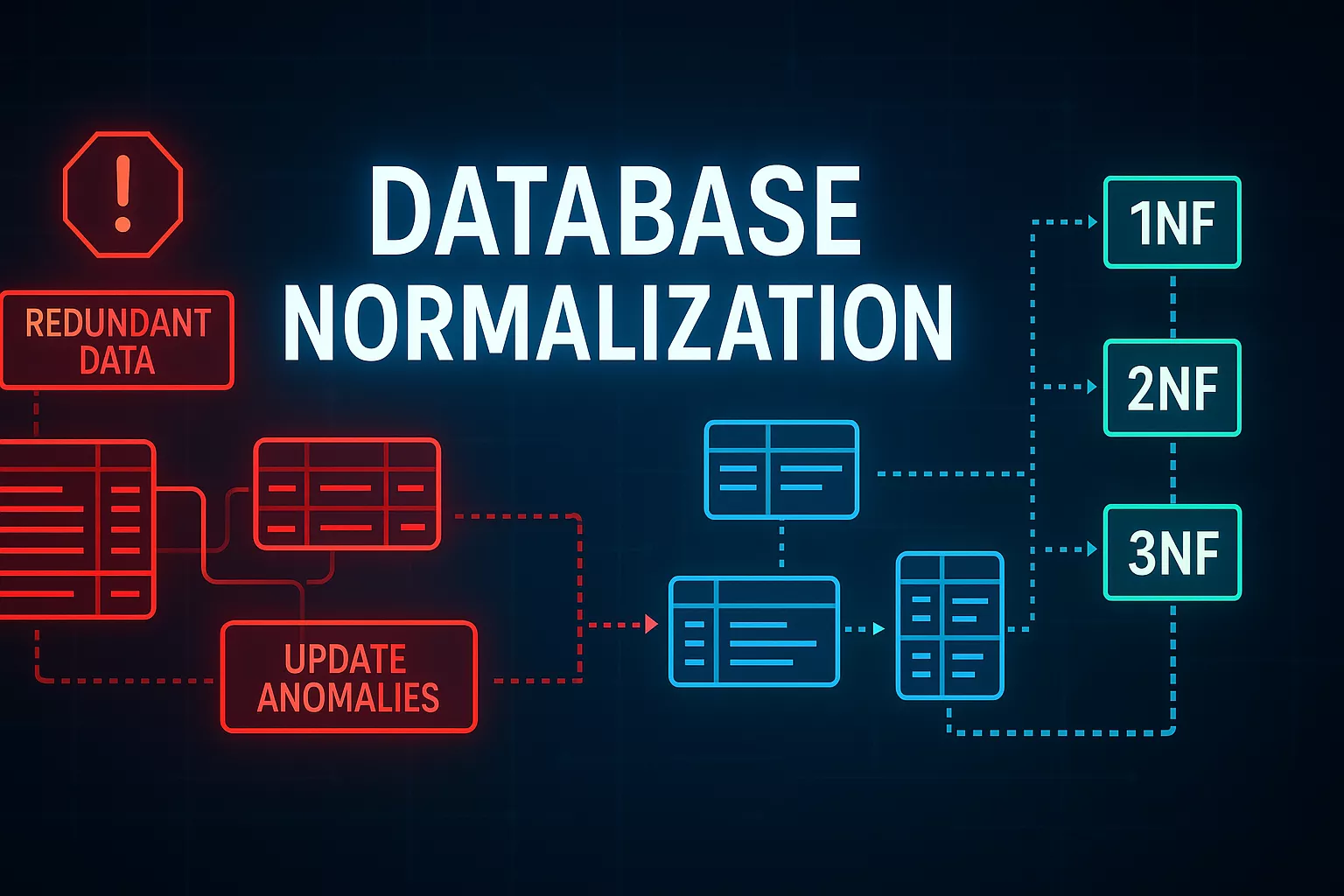 نرمال سازی دیتابیس در RDBMS