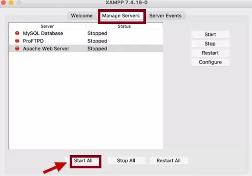 تنظیمات زمپ