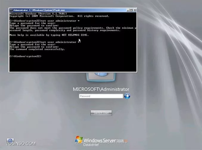 عوض کردن password