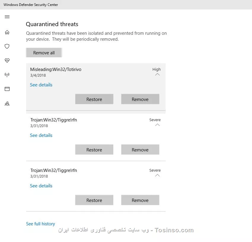 همه این کارها رو کردم فقط از ویروس کش خود ویندوز استفاده کردم البته به شکل offline  هم اسکن کردم که اینها رو پیدا کرد که همه رو حذف کردم ||https://icdl.tosinso.com/files/get/8d0f9178-509f-4789-ba42-17d981a9447a||
نمیدونم به چه دلیلی فشار بر روی هارد سیستم من زیاده و بعضی به 99 درصد میرسه یا مثلا فایل های که داخلشون فیلم زیاد هست رو سنگین لود میکنه منظور از سنگین همون لحظه عکس هر فیلم و نمیاره و یکم میکشه تا بیاره  نمیدونم به خاطره قدیمی بودنشه فکر کنم یه 8 یا 9 سالی باشه که دارم این هاردو یا نمیدونم از چیه
جالبه که الان دیگه کروم بعد از امدن ویندوز خودش بالا نمیاد و الان برنامه تورنت بعد از بالا اومدن سیستم بالا میاد!! البته تنظیمات تورنت به این شکله
||https://icdl.tosinso.com/files/get/8d0f9178-509f-4789-ba42-17d981a9447a||