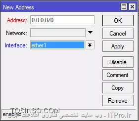 new address