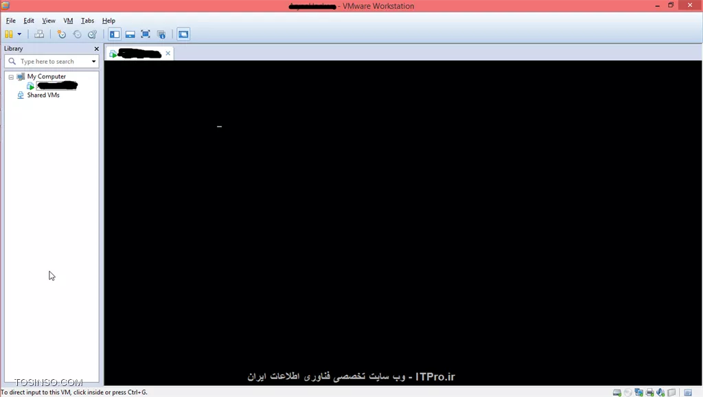 سلام دوستان
من کالی رو نصب کردم توی ماشین مجازی VMware Workstation 10

الان که نصبش کامل شده ، وقتی میزنم باز بشه صفحه پایین میاد دیگه جلو نمیره

||http://tosinso.com/files/get/8e2fb00d-da11-46ea-821c-6f73111f99b1||

شروع نمیکنه به بوت شدن کالی مشکل از کجاست ؟


مخشصات کامیپوتر :
رم : 3    DDR3
گرافیک : 1 ADM
سی پی یو : Dual-Core E5700 3GHz
سیستم عامل کنونی : Windows 8.1 NP

لازمه بگم که قبلاً به صورت دابل بوت نصب کرده بودم ولی میخواستم اگر بشه رو ماشین مجازی نصب کنم که راحت باشم و هی نخوام ریستارت کنم...

لطفاً کمک کنید...