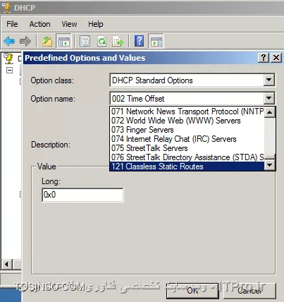 مختصرترش ميشه dhcp اينها رو توزيع ميكنه خيلي زيادن ؟باز هم هست .اونوقت مشكل اي تي هامون اگر بهش بگي dhcp چي هستش ميگن ip توزيع ميكنه
<center>
||http://network.tosinso.com/files/get/8e5af3d0-f35c-486e-a25f-ce1456423199||
<center>