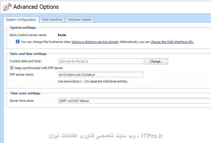 سلام
دوستان من اگر بخوام به دو تا از یوزرهای دامین محدودیت سرعت دانلود بدم این تنظیمات درسته؟
(کریو جوین دامین هست- تایمم درسته - نسخه 9.1 کرک استفاده کردم - همه چیز رو تقریبا غیرفعال کردم آنتی ویروس رول هارو ...  از کریو فقط بابت اکانتینگ میخوام استفاده کنم فایروال جدا توی شبکه دارم) 
با تنظیمات توی عکس فقط رول اول که میگه یوزر hdm1 سرعت 4مگ اعمال میشه و هر دو یوزر با 4 دانلود میکنن و اگر رول دوم بیارم بالای رول اول اینبار هر دو یوزر با 2مگ دانلود میکنن. انگار که اصلا رول دومی اعمال نمیشه و رول اول روی همه اعمال میشه. مشکل کجاست ؟؟؟؟
برای یه همچین سناریویی حتما باید ssl و NTLM انجام بشه ؟

||http://tosinso.com/files/get/405cba72-0376-4d5d-b246-90a5e0e4c3d1||
||http://tosinso.com/files/get/e887e0f4-2f9c-4a6b-a2d5-860a643546f5||
||http://tosinso.com/files/get/375d4171-c03d-434e-97fe-9c8ffbfb5c95||
||http://tosinso.com/files/get/4acffdf8-c0d0-4dee-bb72-c07540d32219||
||http://tosinso.com/files/get/dea40584-982d-49c3-b72a-3eec90656a6c||
||http://tosinso.com/files/get/cc02a98b-148c-4556-8268-37614fe27e70||
||http://tosinso.com/files/get/5491c004-0eb7-425c-95a0-baaa32c3fd10||
||http://tosinso.com/files/get/b633b7b0-ab5e-4334-bd7e-45a01c8bc64b||
||http://tosinso.com/files/get/dc68e2f0-32e1-4ced-8a8f-a5b78751201a||
||http://tosinso.com/files/get/02d5b587-a1d5-4118-b654-16fd12362a8c||
||http://tosinso.com/files/get/c0a87cbb-61ad-4816-b53e-3b861e13bb21||
||http://tosinso.com/files/get/1e712277-c685-4b40-9682-ae38be8551c6||
||http://tosinso.com/files/get/8ef9852c-abf6-4291-bbdd-ff49982a5ecb||
||http://tosinso.com/files/get/37d4bc14-b560-46e0-b893-03f22135650c||
||http://tosinso.com/files/get/19488166-764f-4a3a-93e8-66e37ae7c3c0||


