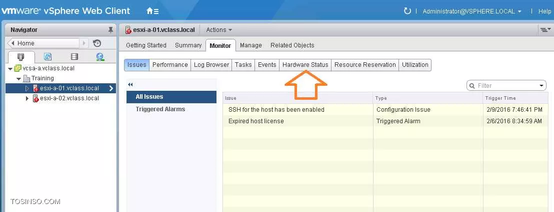 شما می تونید از طریق VSphere Client یا VSphere Web Client متصل بشید و در Tab های Configuration و Resource Allocation مثل تصاویر زیر ببینید البته تعداد RAM رو من ندیدیم : 

||https://tosinso.com/files/get/fcbf4817-222c-42c7-ac40-5e7d3c7d7915||

||https://tosinso.com/files/get/8f75380f-9f5d-4ccb-9ee4-b27f9ebbf356||

||https://tosinso.com/files/get/7283f980-8fff-4562-9ff3-56bd6f544db5||