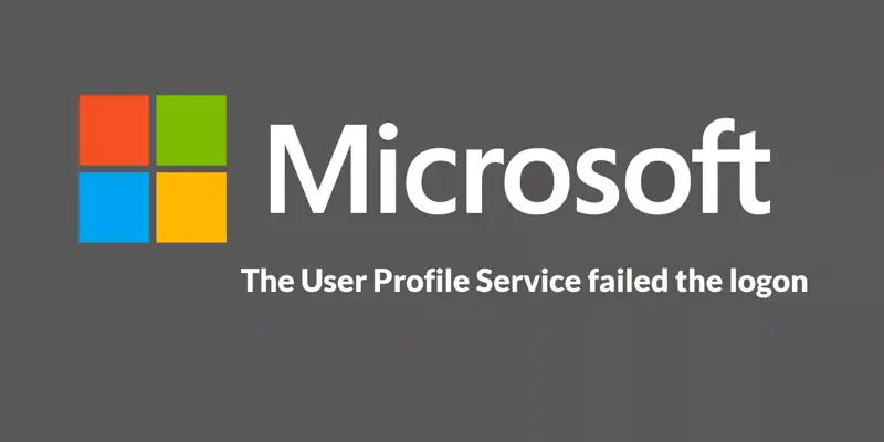 آموزش رفع خطای The User Profile Service failed the logon ویندوز