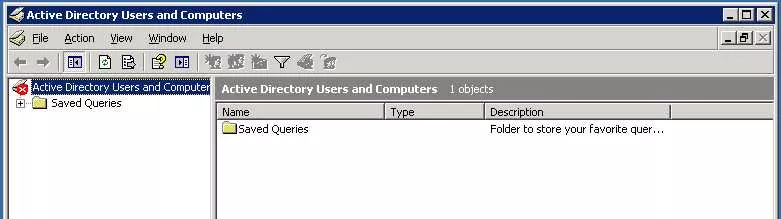 تصویر دیسانکت شدن اکتیو دایرکتوری یوزرز