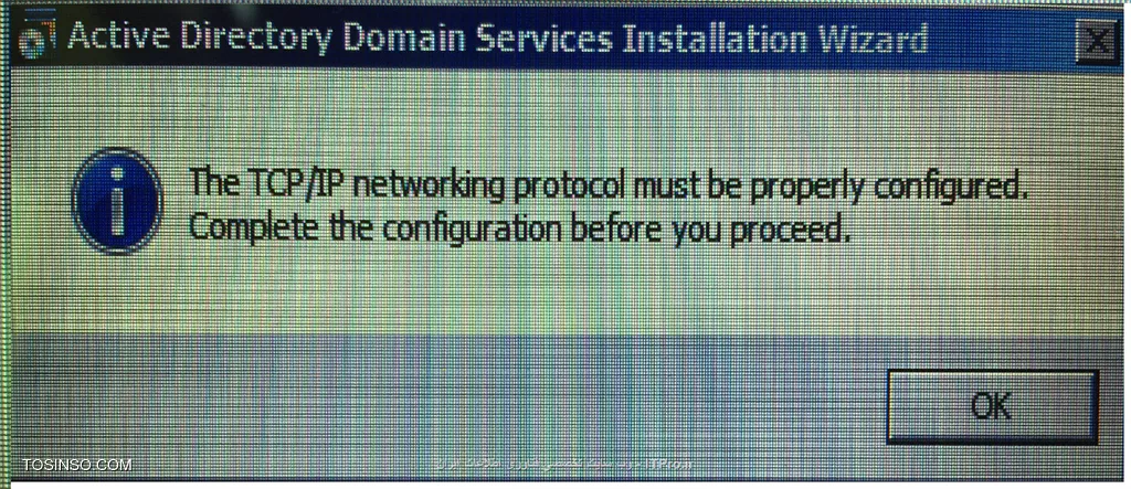 هنگام نصب Active Directory سیستم این اخطار رومی ده 
||http://tosinso.com/files/get/9242de22-5df5-4201-b5a0-c5f7af80ecd6||