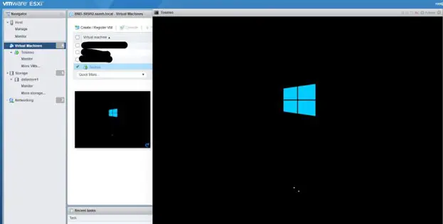پس از روشن شدن ماشین مجازی مراحل نصب سیستم عامل مورد نظر شروع میگردد، دستورات نصب سیستم&zwnj;عامل (مثل اوبونتو یا ویندوز) را دنبال کنید.