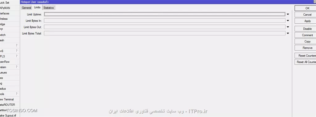 سلام دوستان ببخشید یک یوزر میخوام بهش حجم دانلود و آپلود بدم فرمت وارد کردن در شکل چطوره ؟مثلا میخوام به کار بر1گیگ دانلود و 500 میگ آپلود بدم فرمت چطوره؟||http://tosinso.com/files/get/93a9176e-a4fd-49e3-a0f8-c0874cde624a||