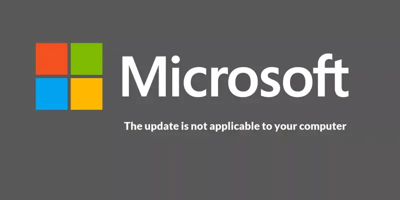 آموزش رفع خطای The update is not applicable to your computer 