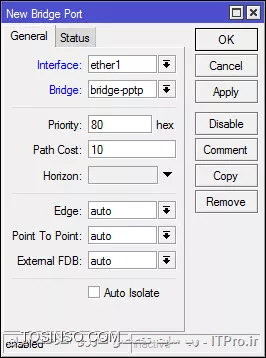 با سپاس خدمت استاد جواد صبری . بله حرف شما رو قبول دارم . ولی در این Bridge  من Interface  اضافه نکردم . 
هدف من بیشتر بخاطر کانکشن بود که دست کابر باشه و هیچ موقع ای پی رو تغییر ندم . و اگر در شبکه خودم رنج ای پی رو تغییر دادم این Bridge  همیشه باشه 
||http://network.tosinso.com/files/get/942a0f9e-97d4-4b65-845c-b86c9f31daf2||