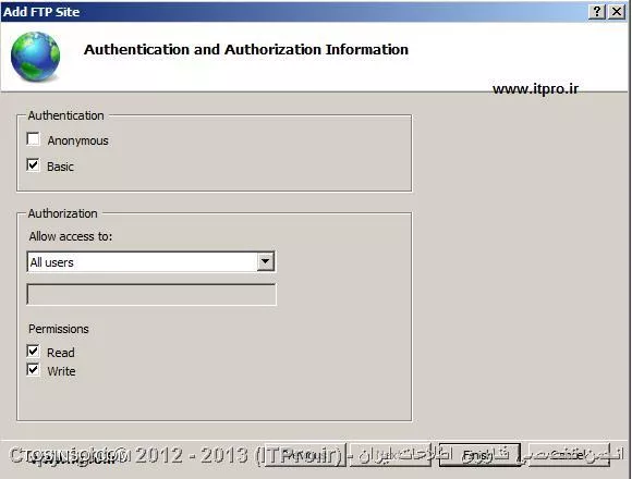آموزش راه اندازی FTP سرور