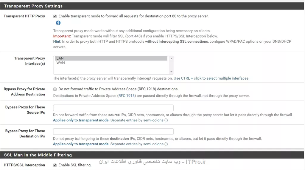 چندتا عکس از محیط Squid و تنظیمش

||https://linux.tosinso.com/files/get/e957a524-6d07-44fb-ba11-ca065b14d0e5||
||https://linux.tosinso.com/files/get/95954a5c-de41-4d2f-a9d4-50cea38a4468||
||https://linux.tosinso.com/files/get/0eb60196-7980-41e5-8003-4f0778d26f50||
||https://linux.tosinso.com/files/get/82a9548f-f1e3-4f9b-8a83-cecf26cef03d||

این لاگ قبل از اتصال برنامه هات اسپات ( فعلا دسترسی فیزیکی ندارم که با وای فای گوشی وصل شم ) فقط از ریموت انجام دادم
||https://linux.tosinso.com/files/get/d40d8a19-6613-4f4f-8834-70262392b7e7||

این لاگ بعد از اتصال که همونطور که تووی تصویر مشخصه آی پی های هات اسپات همه بدون اتصال موندن و 0 جلوشون خورده

||https://linux.tosinso.com/files/get/13af9ae0-8e9a-40e5-be12-44a67c360bcb||

اینم عکس خود برنامه که ارور داده

||https://linux.tosinso.com/files/get/c3587ebd-617e-4c60-a29e-b111bf581943||

حالا اگه من گزینه SSL filttering رو غیر فعال کنم نتیجش این میشه 

||https://linux.tosinso.com/files/get/f5e01e8c-c841-427f-8578-de07d2e830ef||

اینم عکس هات اسپات که بعد از غیر فعال کردن ssl filttering وصل شد

||https://linux.tosinso.com/files/get/f0c45052-6fe6-46c2-9686-c463e8a13933||

