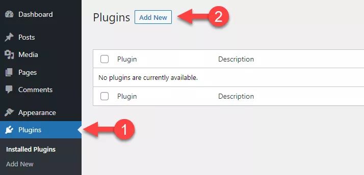 آپلود افزونه وردپرس