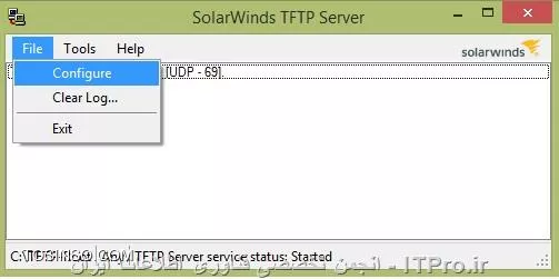 آموزش نصب TFTP سرور در ویندوز 